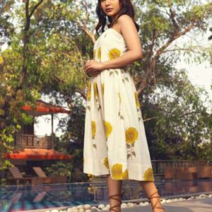 akashi clothing women floral printed organic cotto