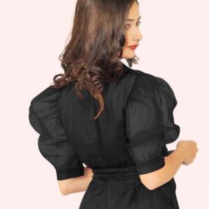 bello dona clothing women shirt puff sleeves dres
