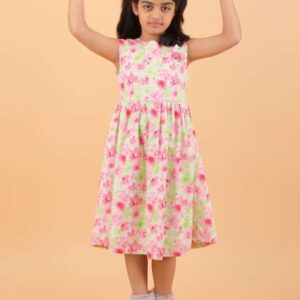 calyx clothing girls floral printed tieups fit fl
