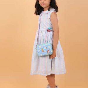 calyx clothing girls striped fit flare dress