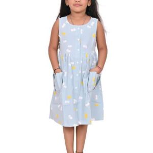 cloth bites print aline dress