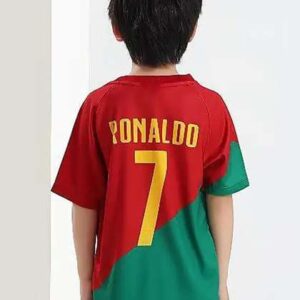 dostitch portugal ronaldo 7 football jersey boys w