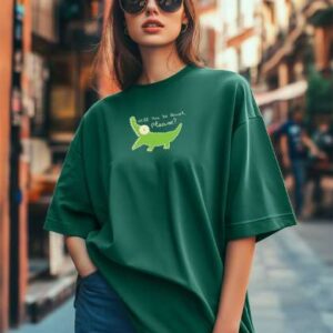 juneberry women graphic printed round neck pure co