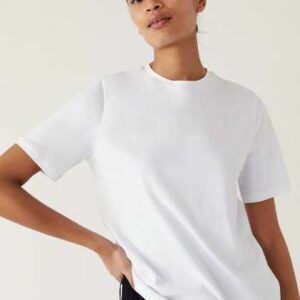 marks spencer round neck cotton tshirt