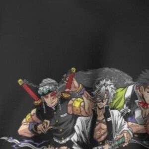 silver moon clothing men naruto graphic printed ro