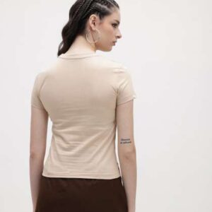 the roadster life co printed slim fit tshirt