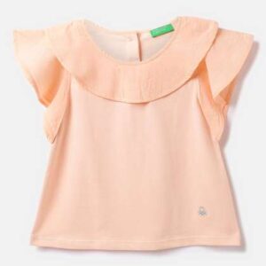 united colors of benetton girls cap sleeves cotton